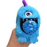 PBJ plush ball jellies blue monster