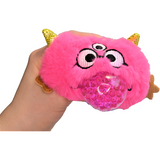 PBJ plush ball jellies pink monster